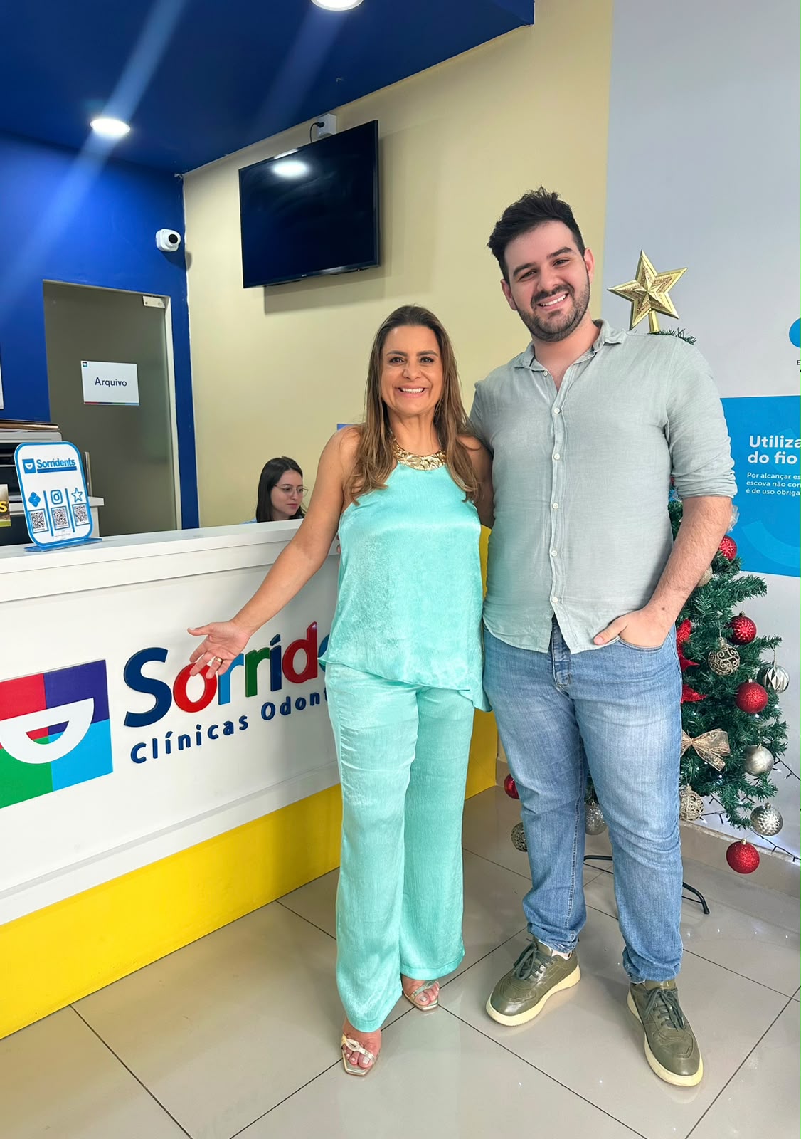 Equipe Sorridents Cuiabá com paciente